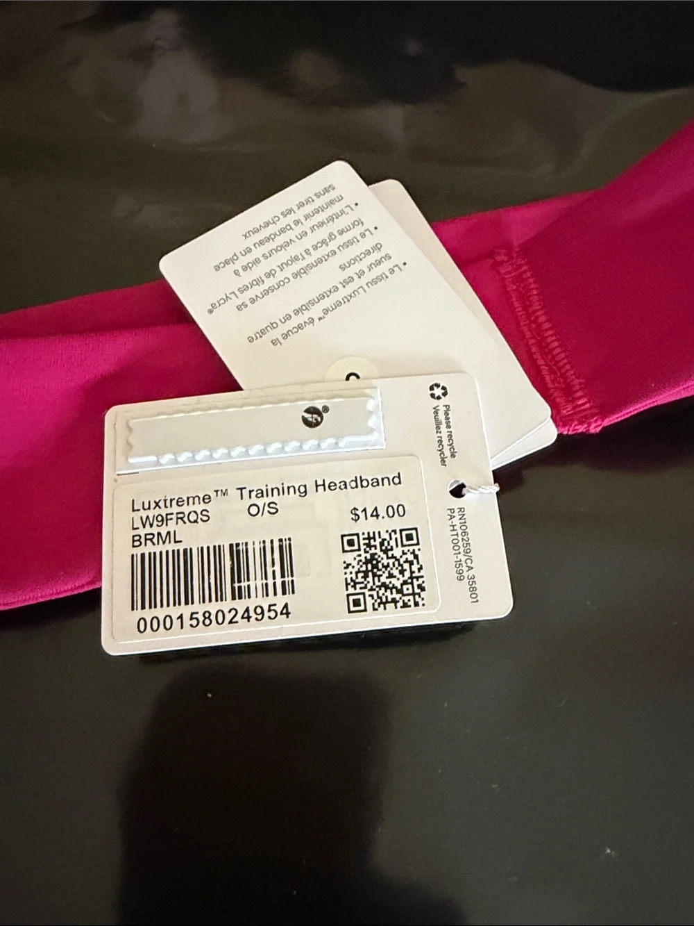 lululemon athletica Luxtreme Training Headband - Bright Pink